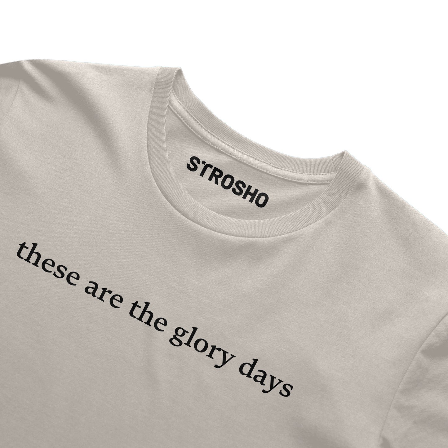 these are the glory days midweight tee - ivory