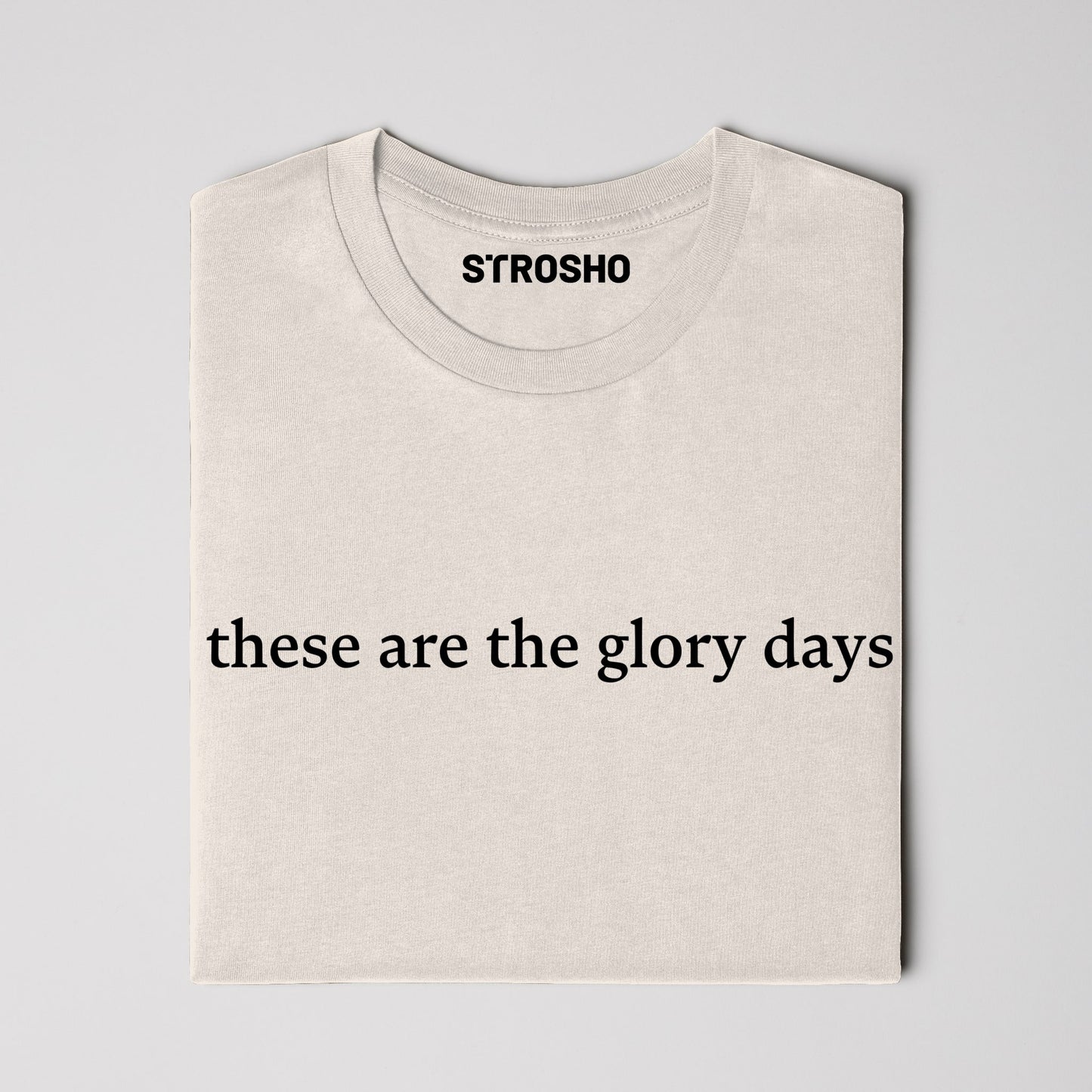 these are the glory days midweight tee - ivory
