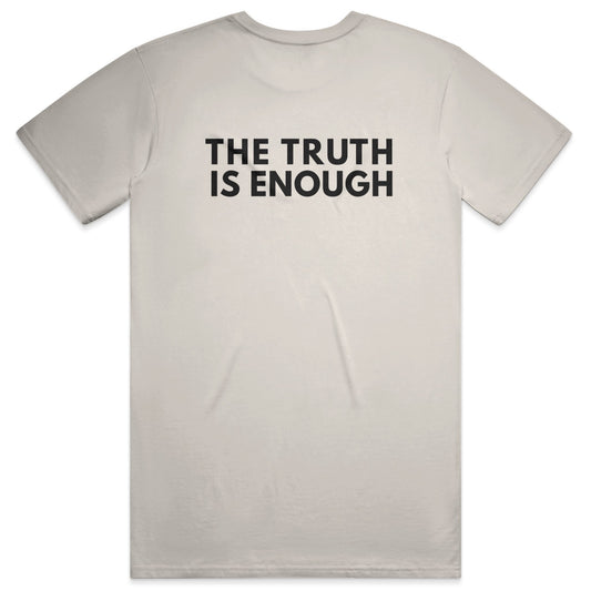 THE TRUTH IS ENOUGH Soft Tee - Vintage White
