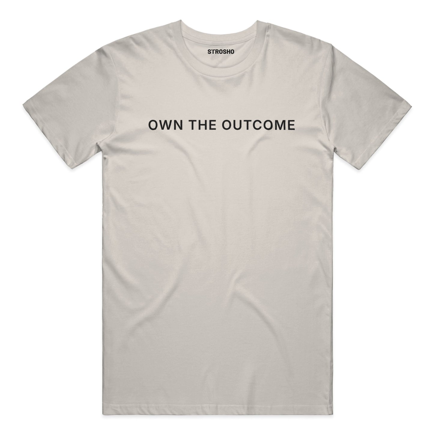 OWN THE OUTCOME Soft Tee - Vintage White