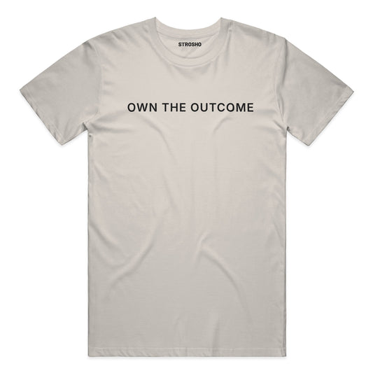 OWN THE OUTCOME Soft Tee - Vintage White