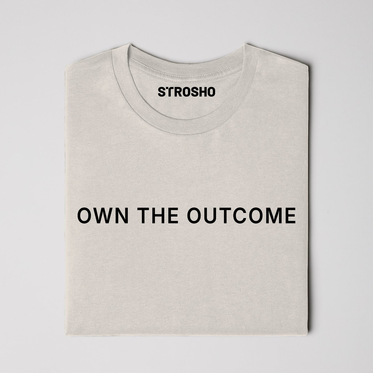 OWN THE OUTCOME Soft Tee - Vintage White