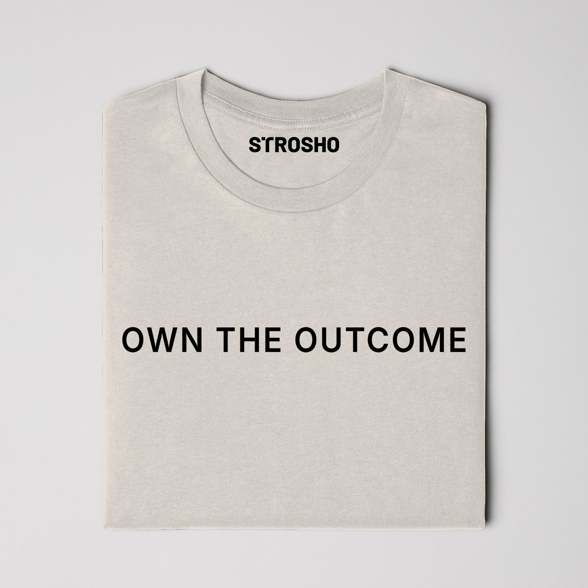 OWN THE OUTCOME Soft Tee - Vintage White
