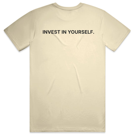 INVEST IN YOURSELF Soft Tee - Cream