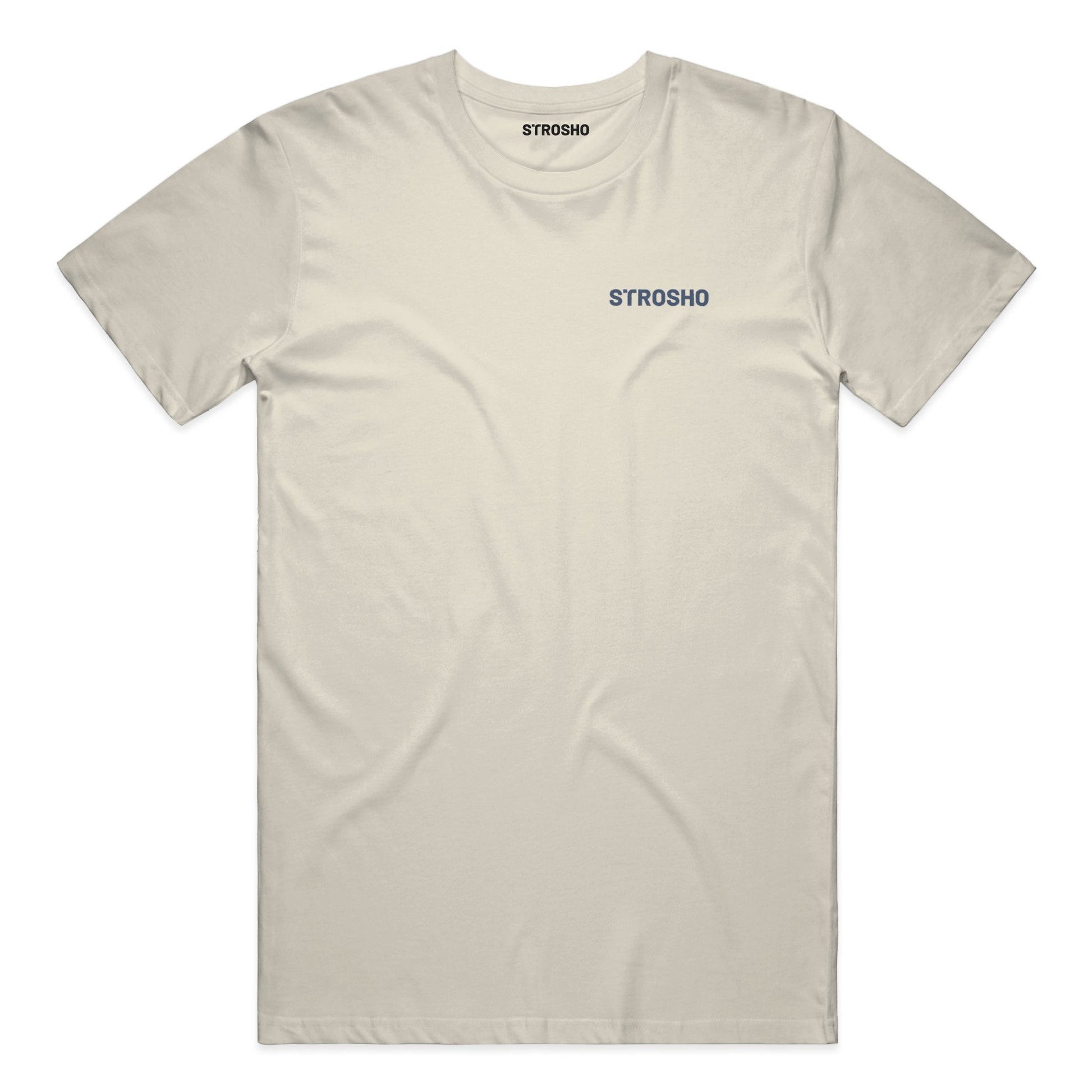 LOCKED 24 HEAVY FADED TEE - Ecru