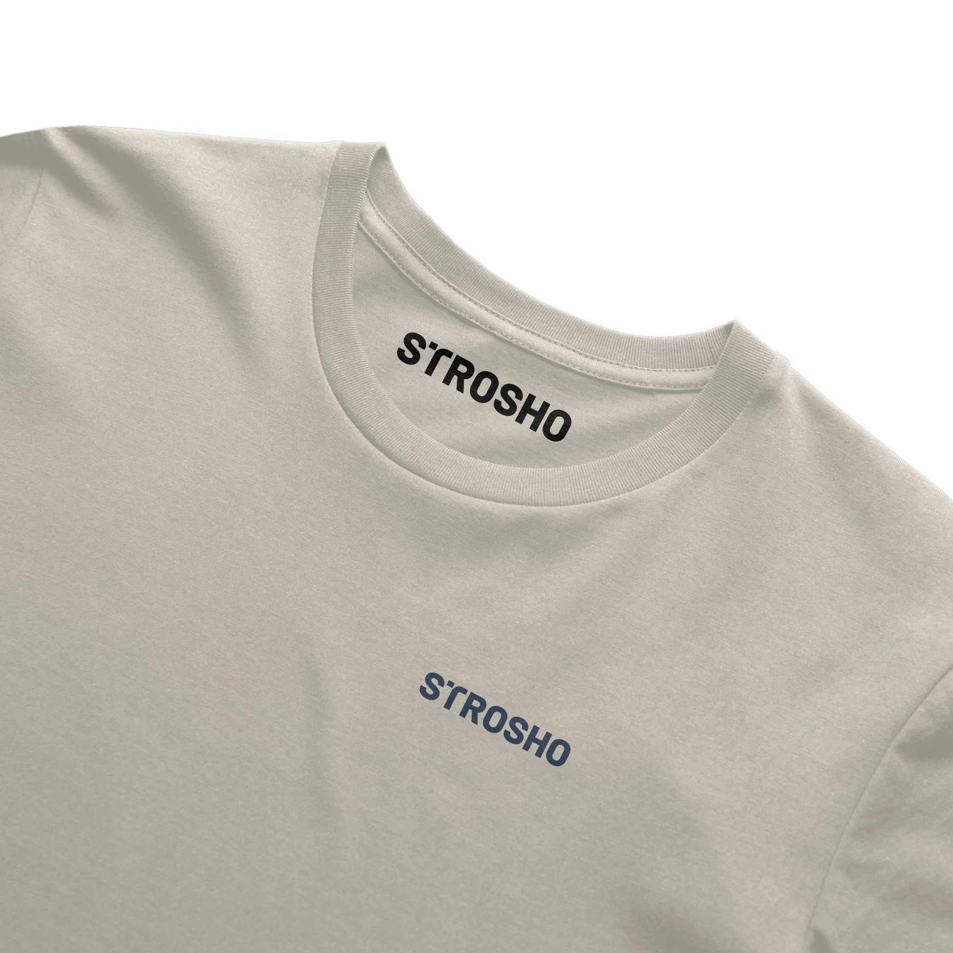 LOCKED 24 HEAVY FADED TEE - Ecru