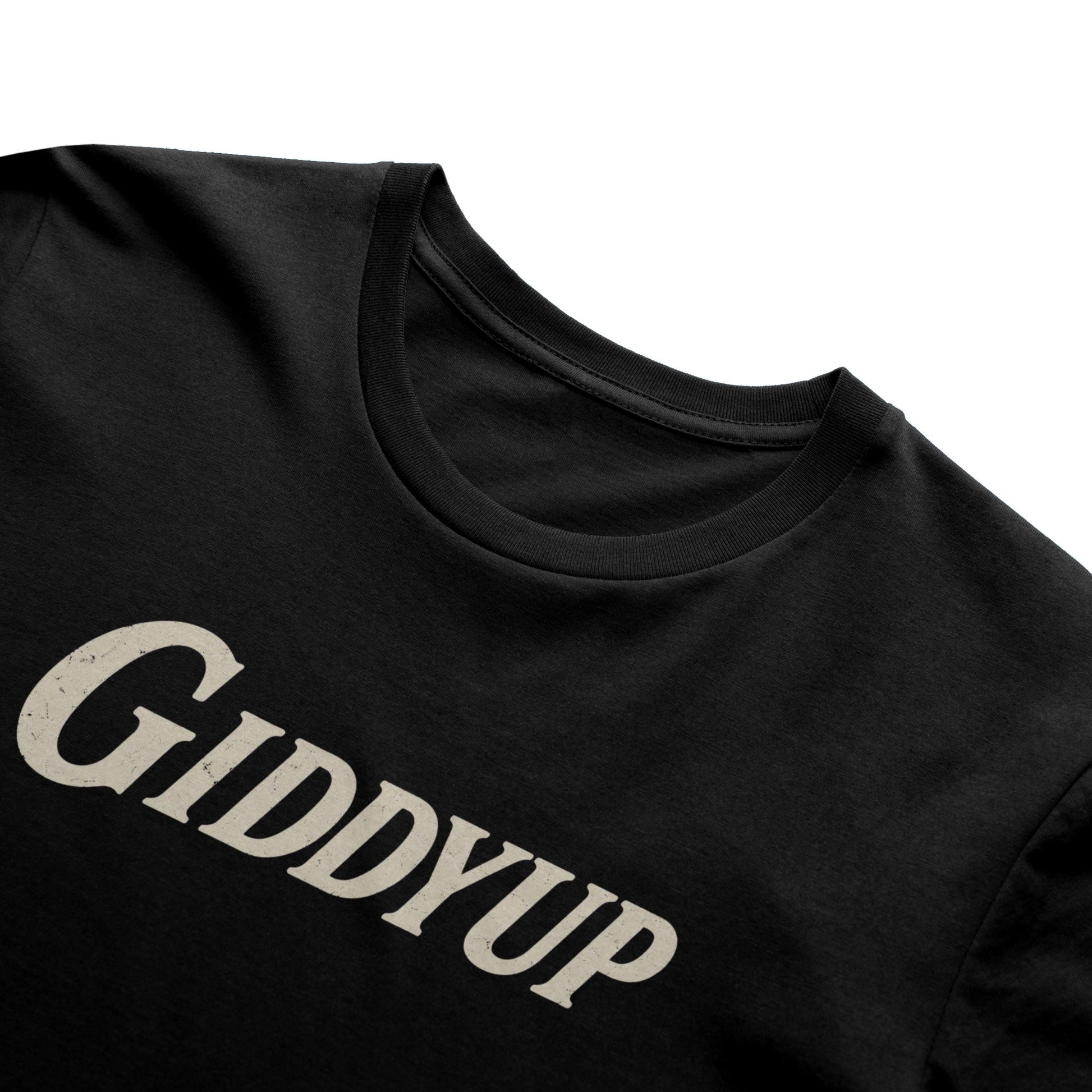 Giddup Cream on Black