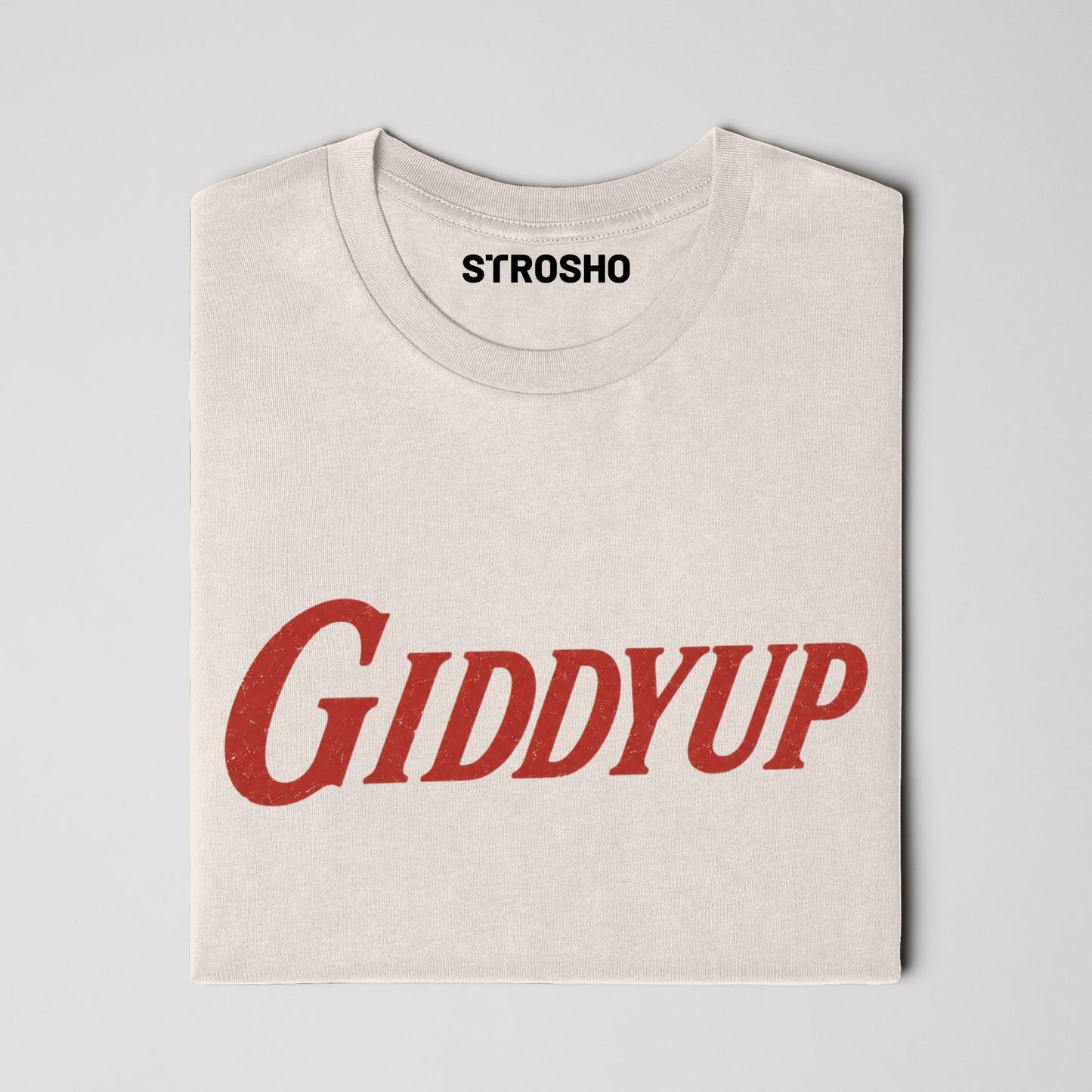 Giddyup Red on Cream