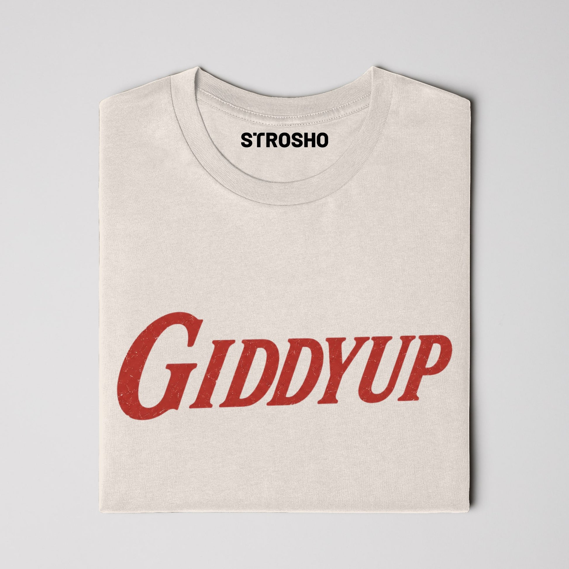 Giddyup Red on Cream