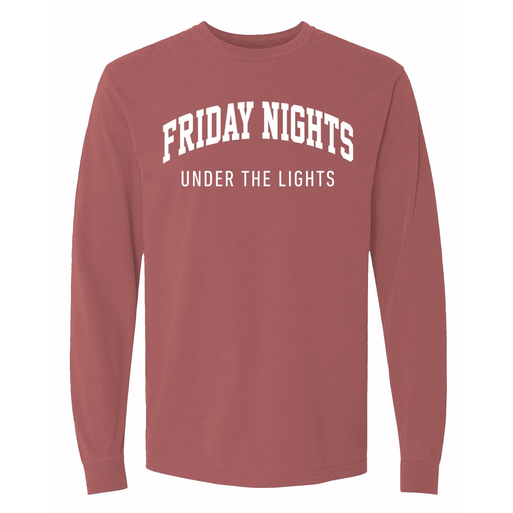 UNDER THE LIGHTS Midweight Long Sleeve Brick