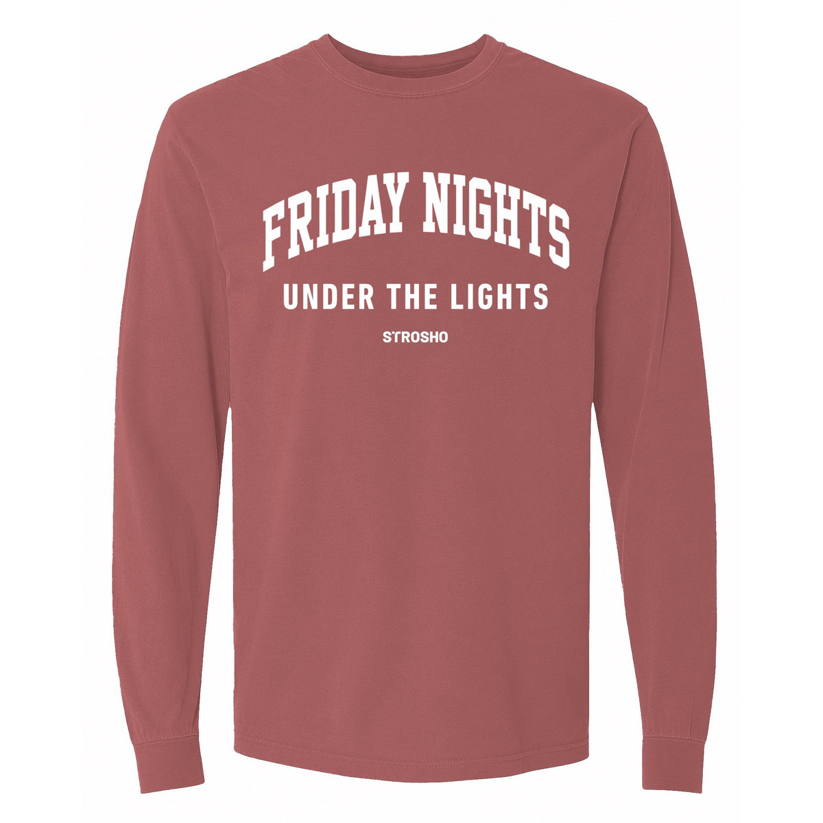 UNDER THE LIGHTS Midweight Long Sleeve Brick