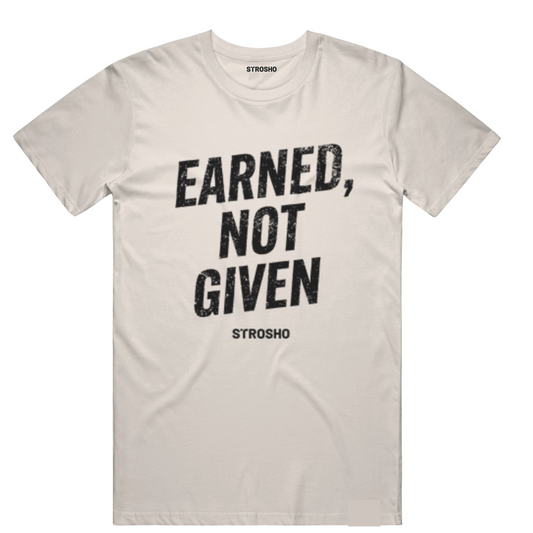 EARNED Midweight Tee - Ivory
